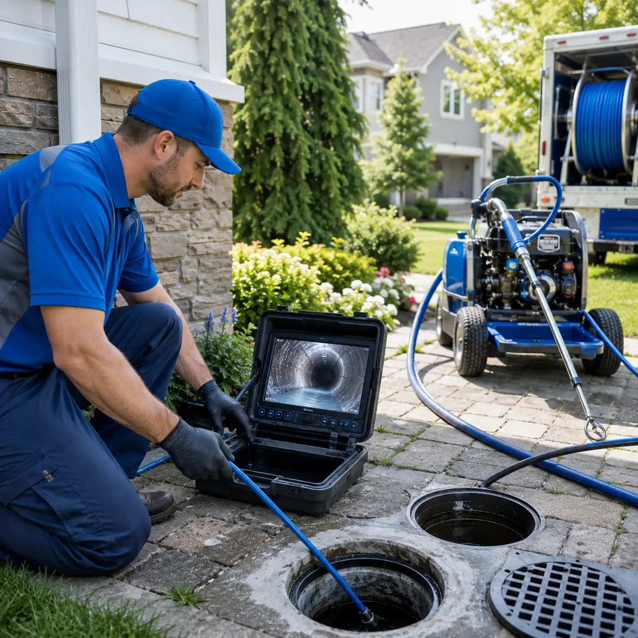 Outdoor drain cleaning professionals serving Adamsville, OH